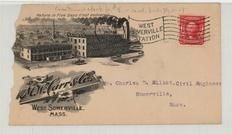 Mr. Charles D. Elliot, Civil Engineer Someville, Mass. 1907 M. W. Carr & Co., Perkins Collection 1861 to 1933 Envelopes and Postcards